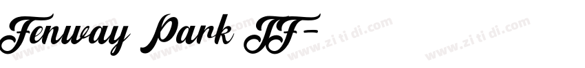 Fenway Park JF字体转换